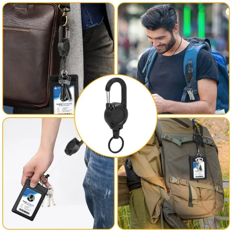 Porte-clés rétractable, ambiance extérieure