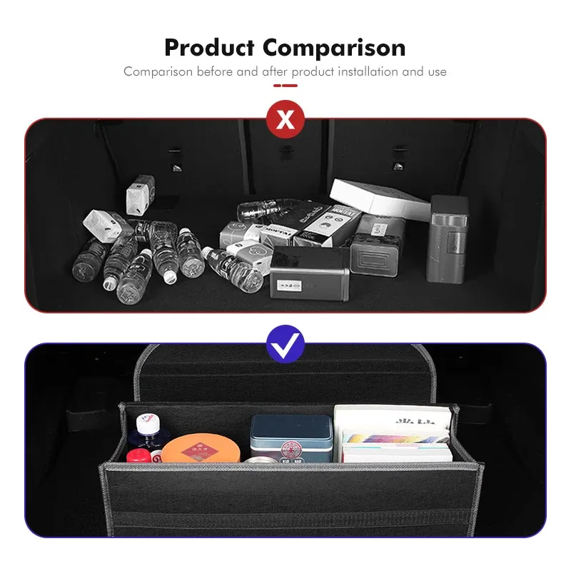 Boîte de rangement pour coffre de voiture, organisateur de voyage portable, sac pliable pour Jetour X70 PLUS, FL, Shanhai L9, T2, T1, T2 i-DM, X50, G700, X 5