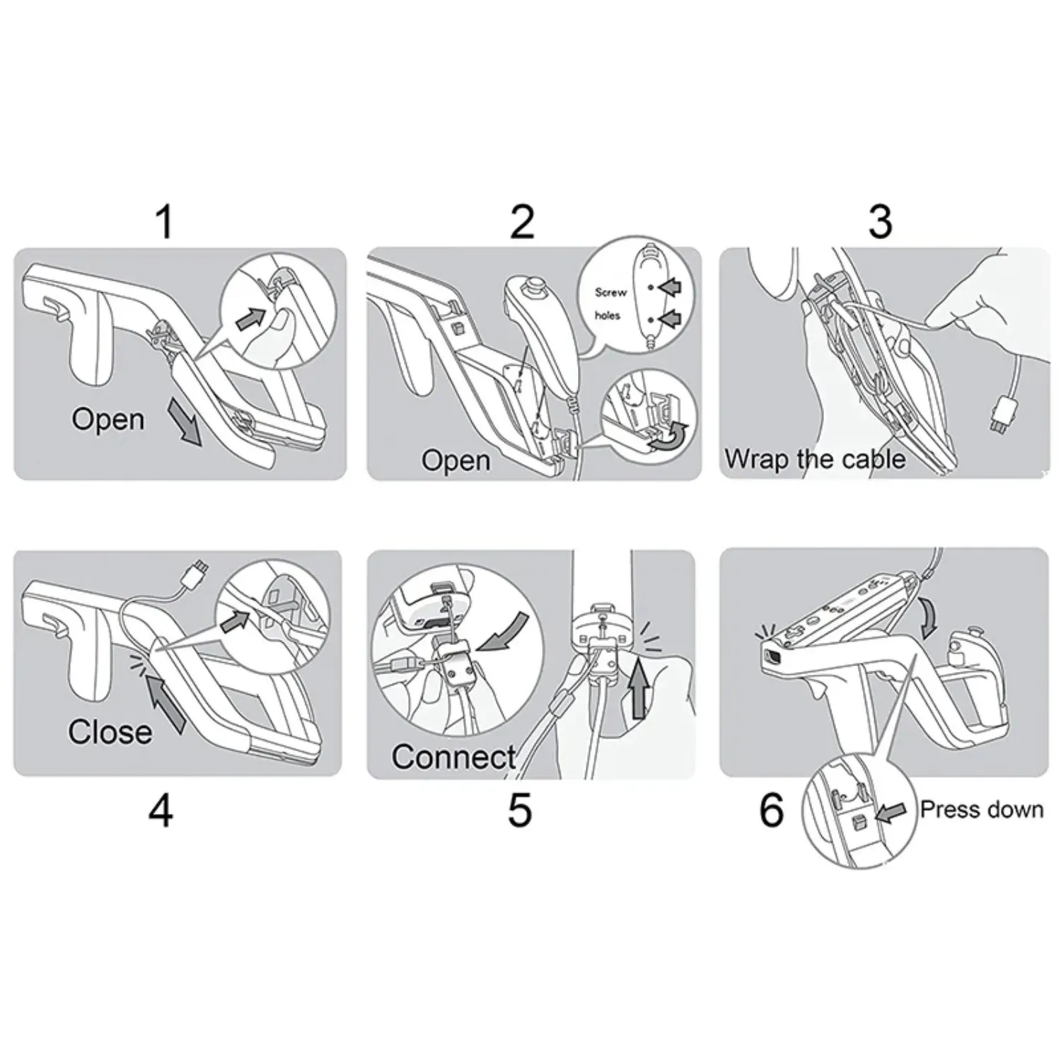 Accessoire de tir pour Wii