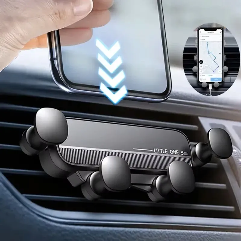Support de téléphone universel pour voiture à gravité, compatible iPhone 13/12 et Xiaomi