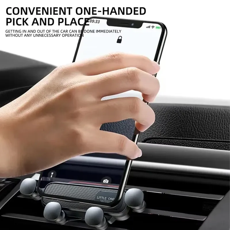 Support de téléphone universel pour voiture à gravité, compatible iPhone 13/12 et Xiaomi 5