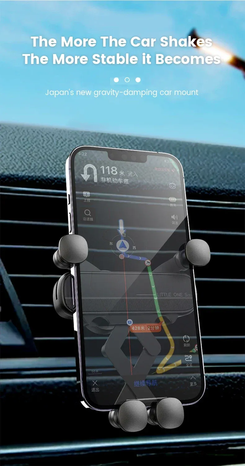 Support de téléphone pour navigation GPS