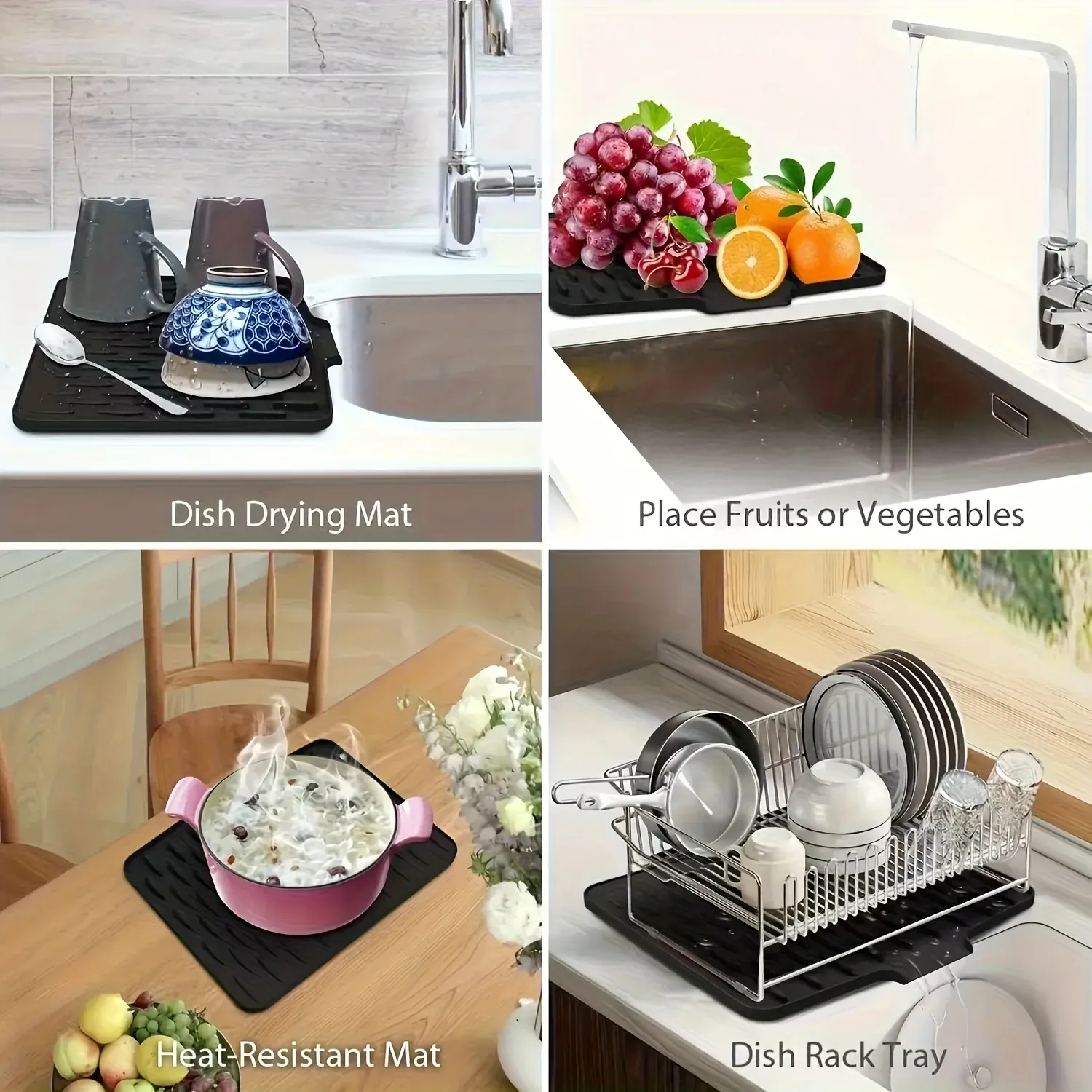 Tapis de vidange de cuisine, présentation finale