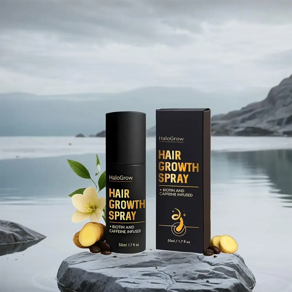 Spray activateur de racines de cheveux, application