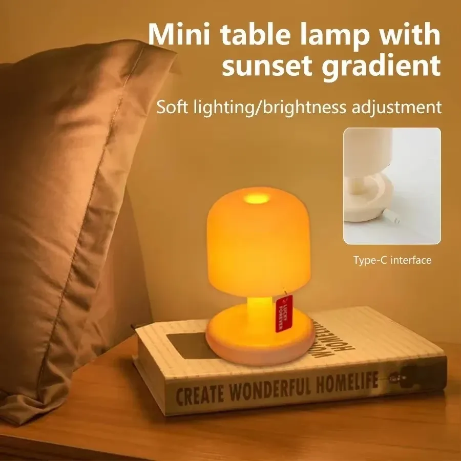 Lampe de table LED Coucher de Soleil, Veilleuse de projection créative pour décoration intérieure 5