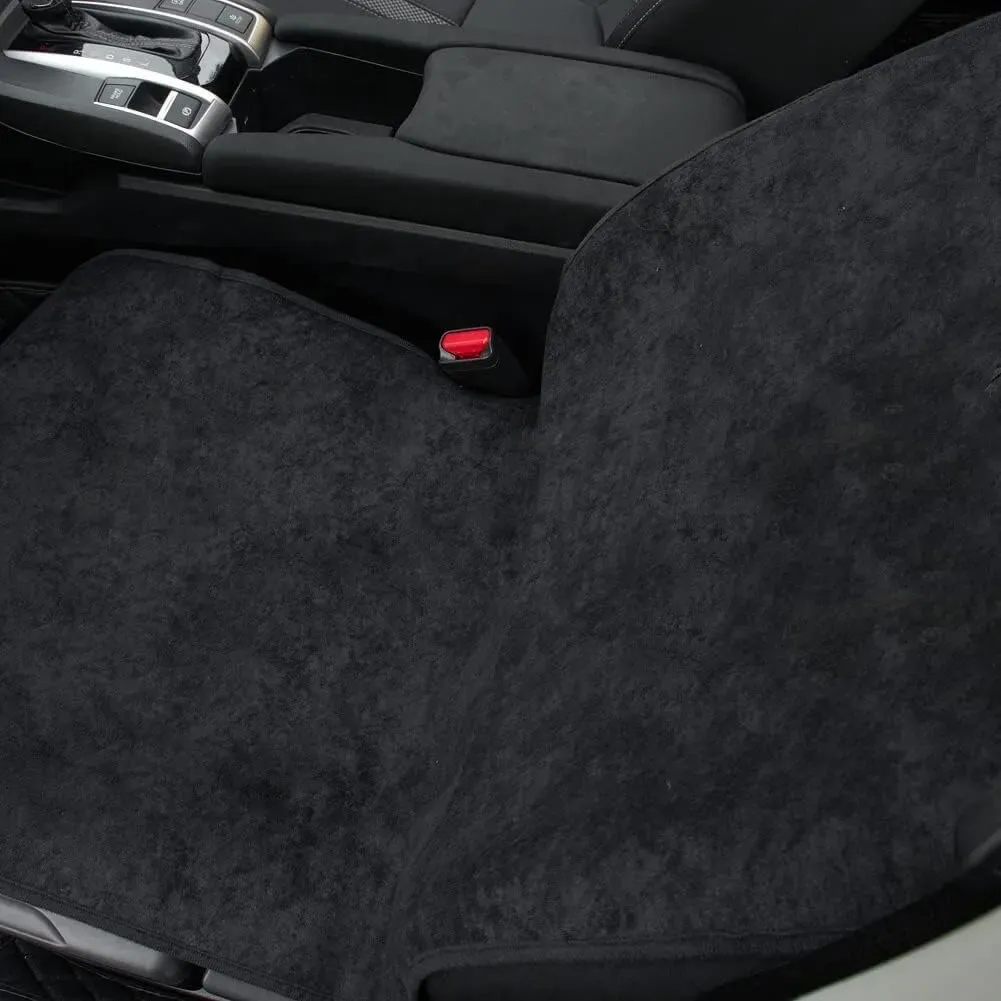 Housse de siège de voiture imperméable avec serviette anti-transpiration, ajustement universel et siège baquet antidérapant 4