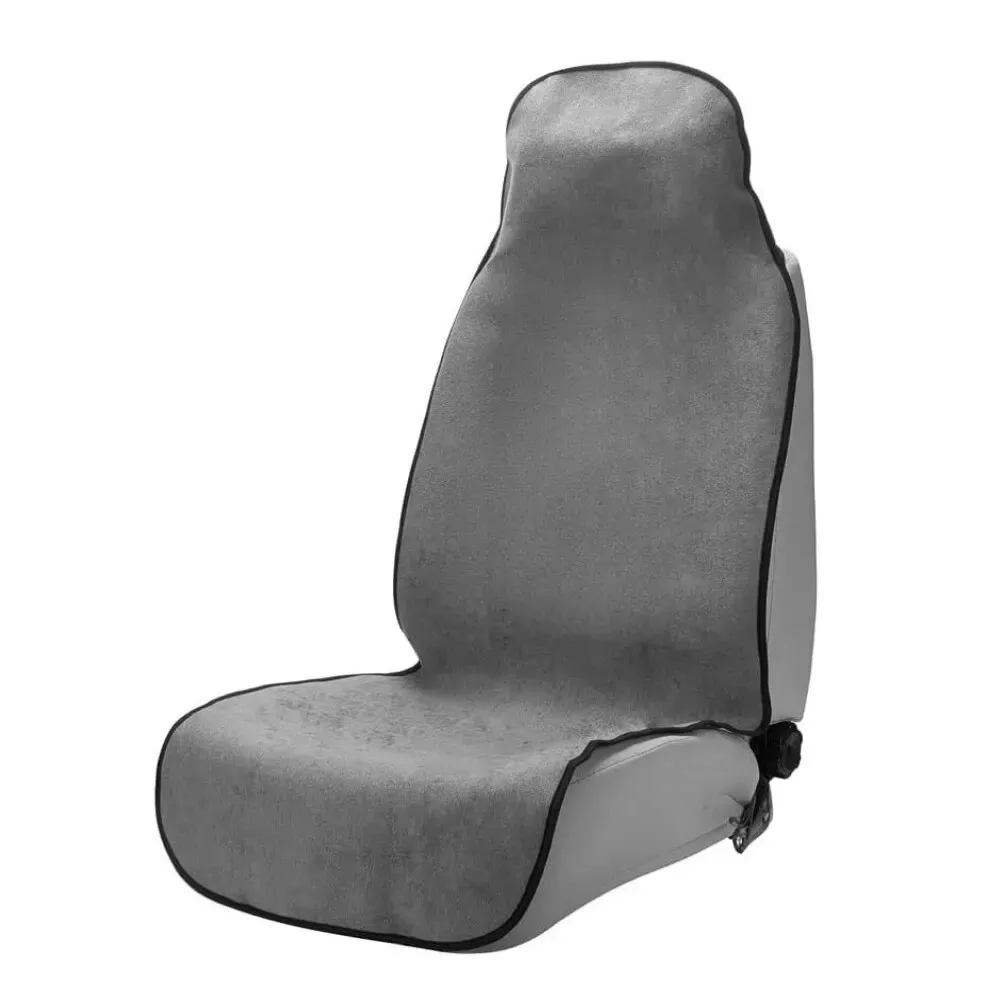 Housse de siège de voiture imperméable avec serviette anti-transpiration, ajustement universel et siège baquet antidérapant 8