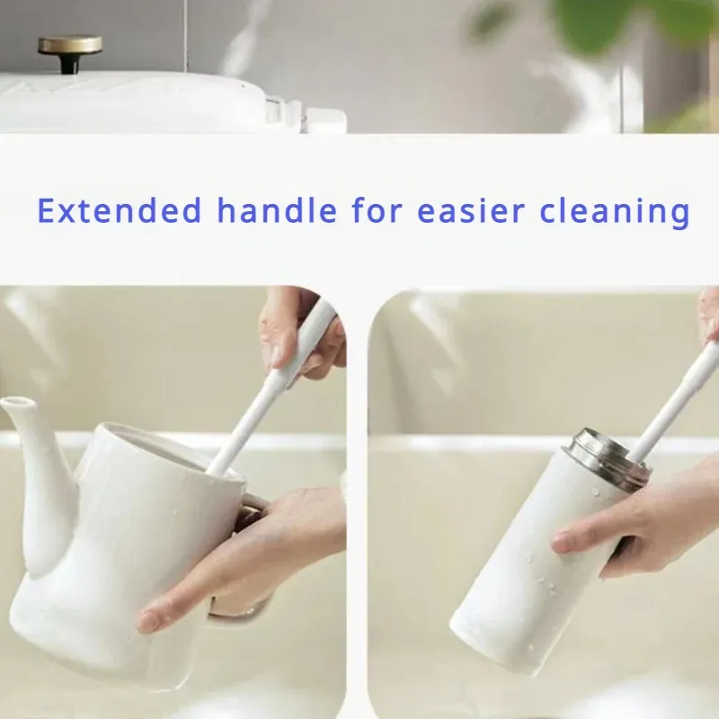 Détail de la brosse en silicone pliable
