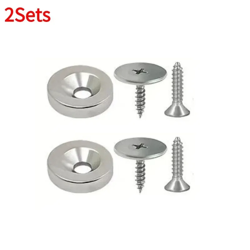 Loquets magnétiques robustes pour armoire, fermetures magnétiques dissimulées pour portes, loquets cachés pour placards de cuisine 7