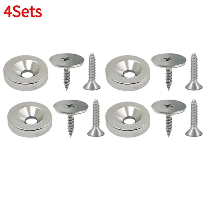 Loquets magnétiques robustes pour armoire, fermetures magnétiques dissimulées pour portes, loquets cachés pour placards de cuisine 10