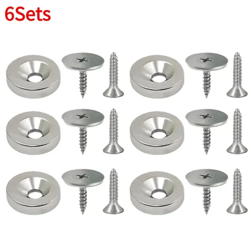 Loquets magnétiques robustes pour armoire, fermetures magnétiques dissimulées pour portes, loquets cachés pour placards de cuisine 9