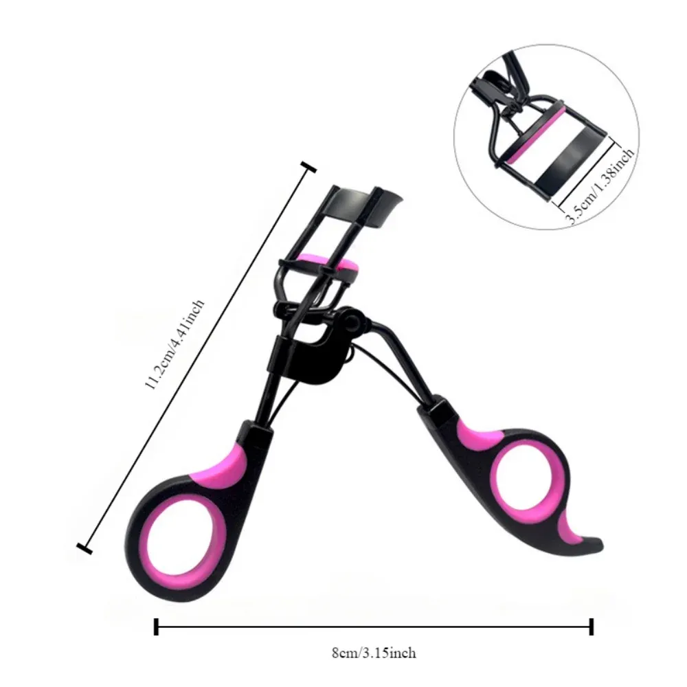 Pince à cils professionnelle avec 10 coussinets de rechange, outil de beauté pour un recourbement durable 4