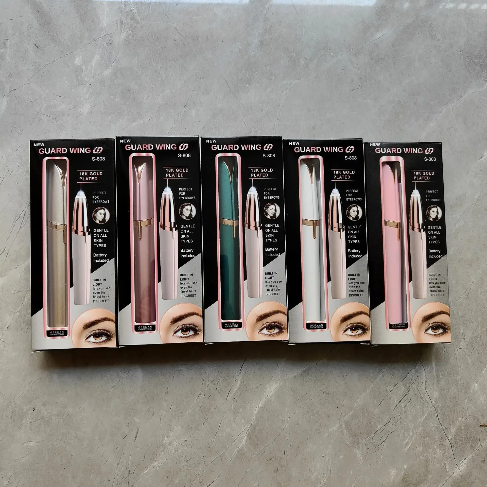 Épilateur électrique pour sourcils et visage pour femme 6