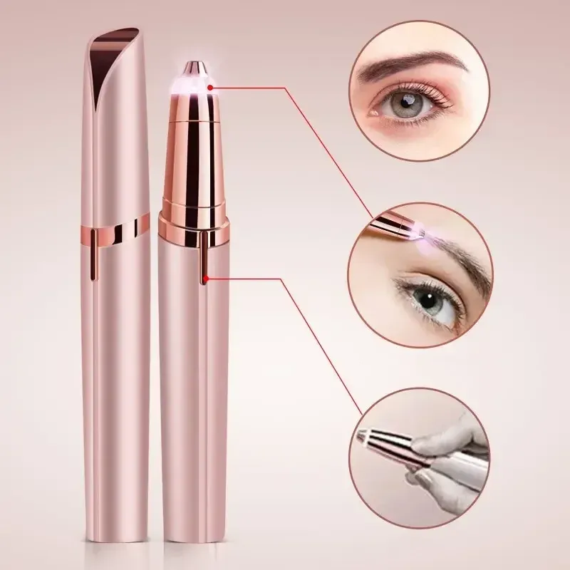 Tondeuse à sourcils électrique, vue de détail