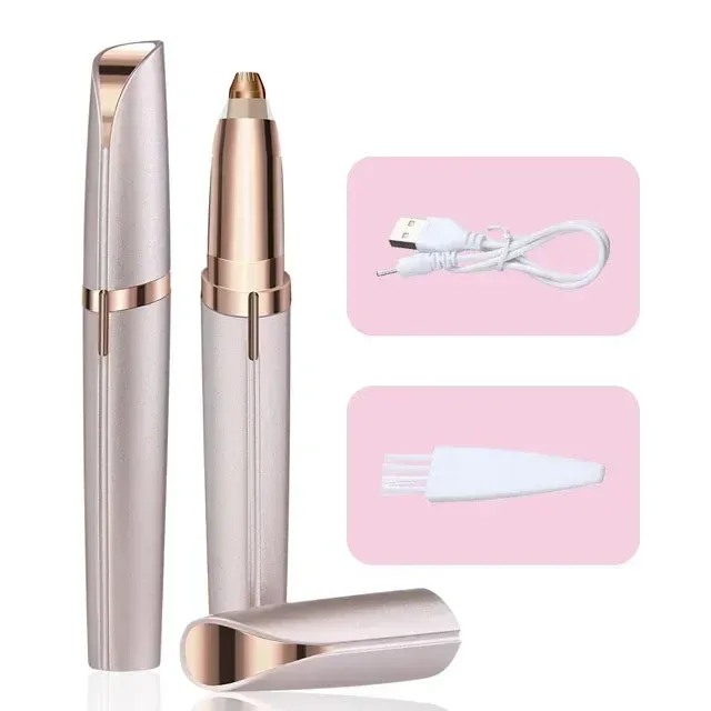 Épilateur électrique pour sourcils et visage pour femme 12