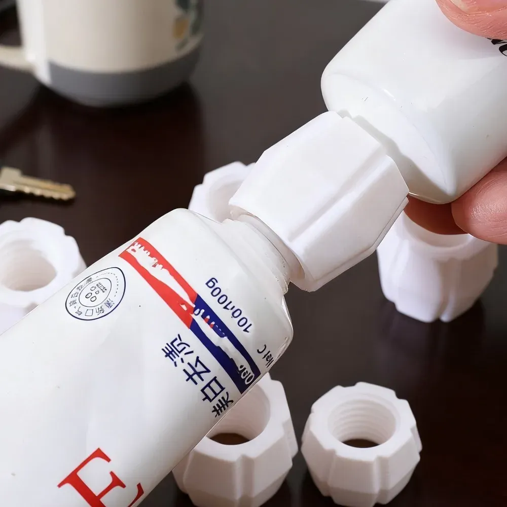 Presse-tube de dentifrice réutilisable à distribution facile, accessoire de voyage pratique pour salle de bain 2
