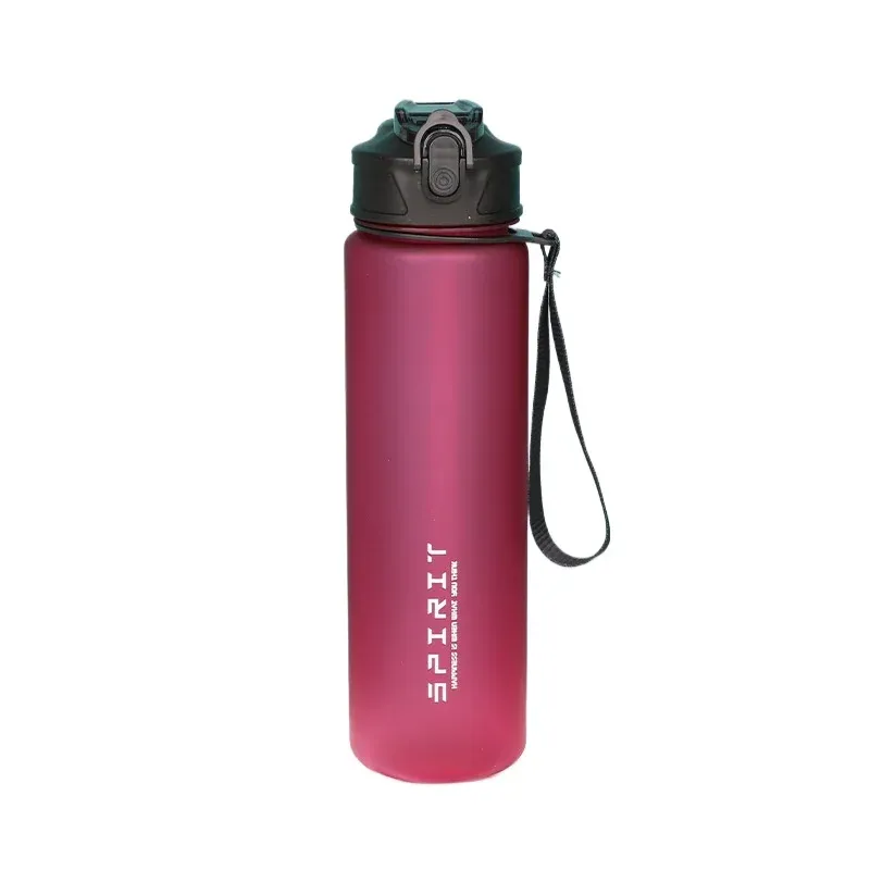 Gourde 750 ml avec paille et repères horaires, en plastique étanche, pour la salle de sport, les voyages et les sports de plein air 10
