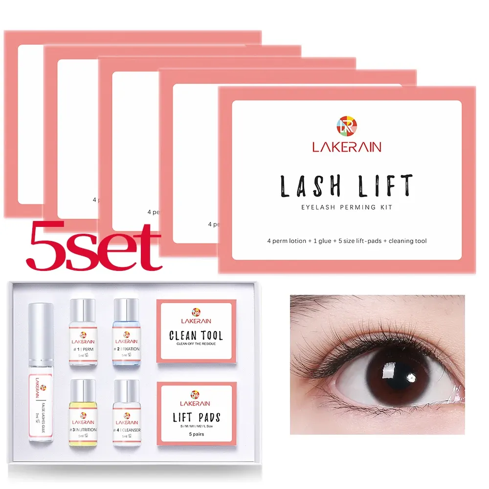 Kit de permanente de cils longue durée, lotion permanente et colle de fixation, cils bouclés, usage professionnel en salon ou à domicile 7