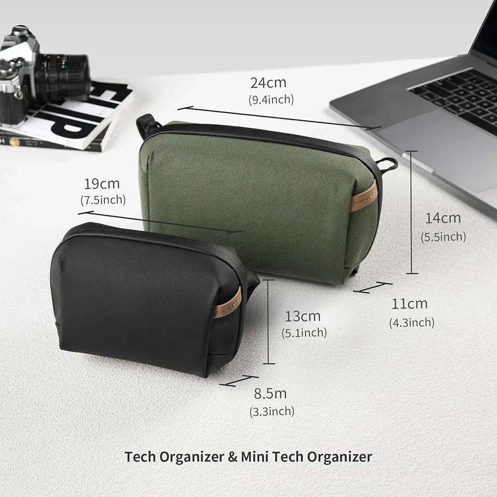 PGYTECH Pochette organisatrice étanche pour petite électronique, câbles et accessoires 2
