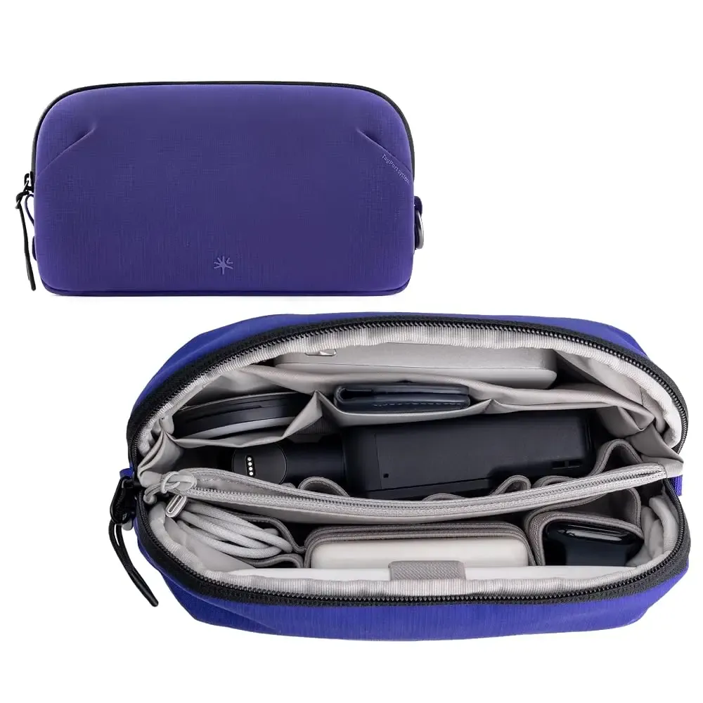 PGYTECH Pochette organisatrice étanche pour petite électronique, câbles et accessoires 13