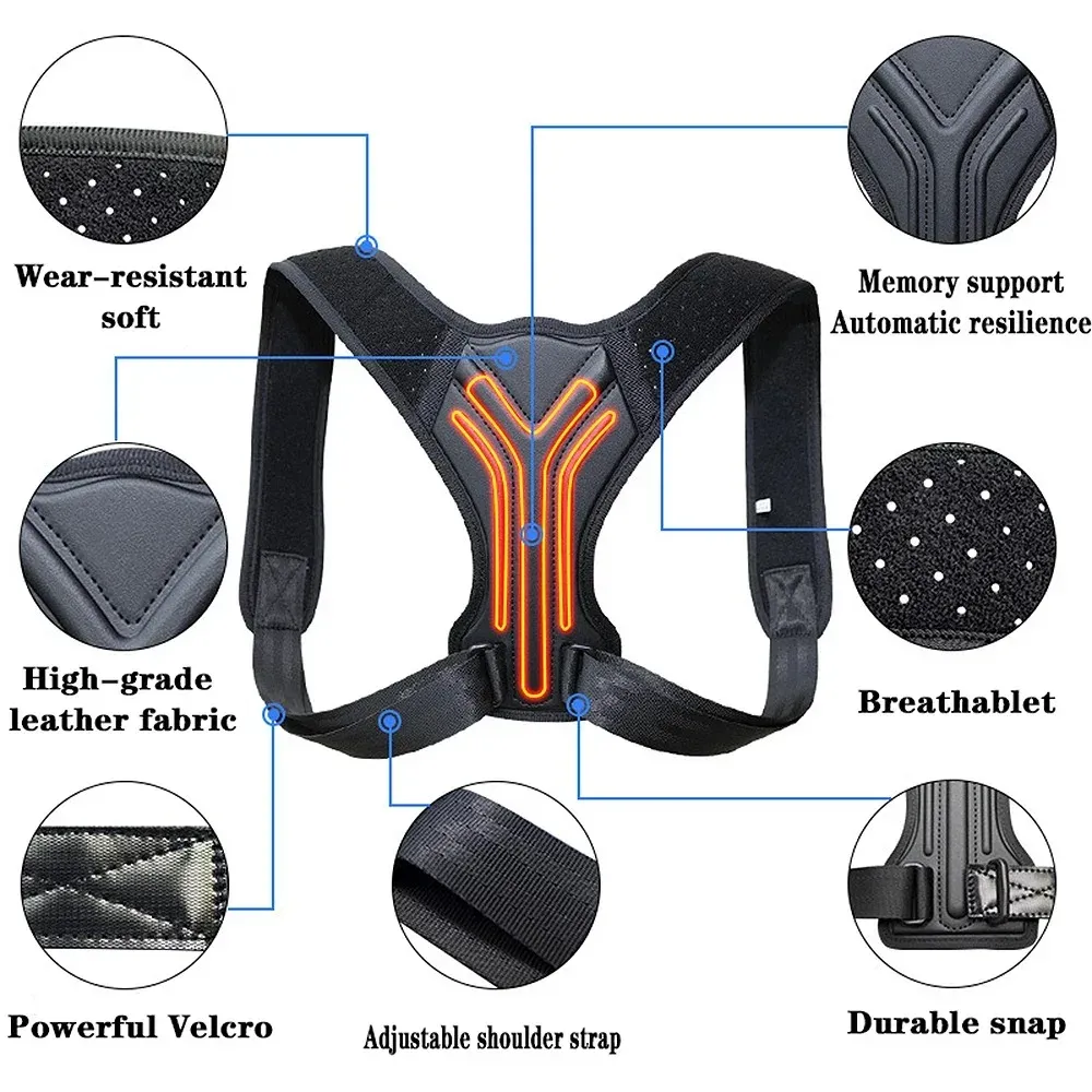 Ceinture correctrice de posture portée