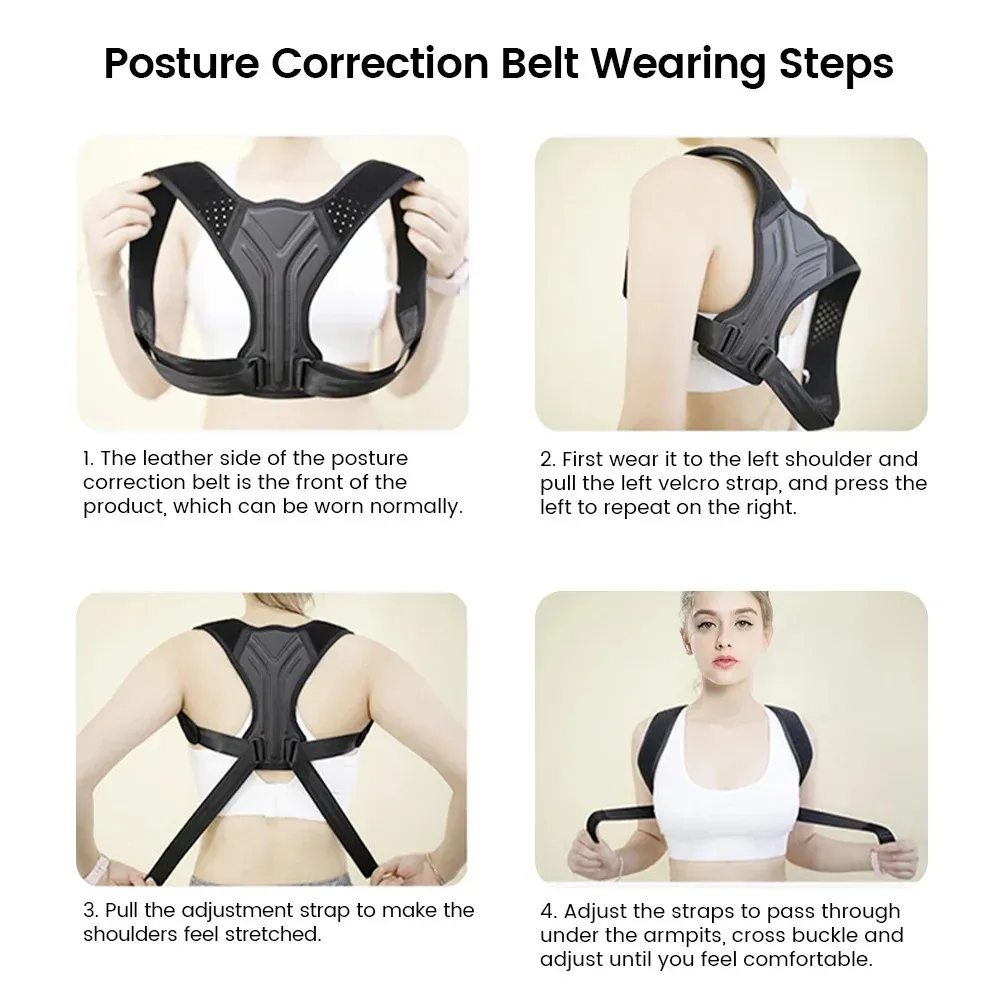 Ceinture correctrice de posture, détail du maintien