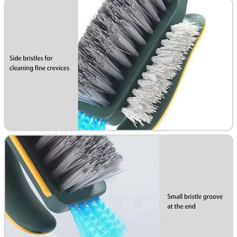 Brosse à fentes et grattoir de nettoyage en profondeur pour joints de sol, coins de salle de bain et carreaux de toilettes 5
