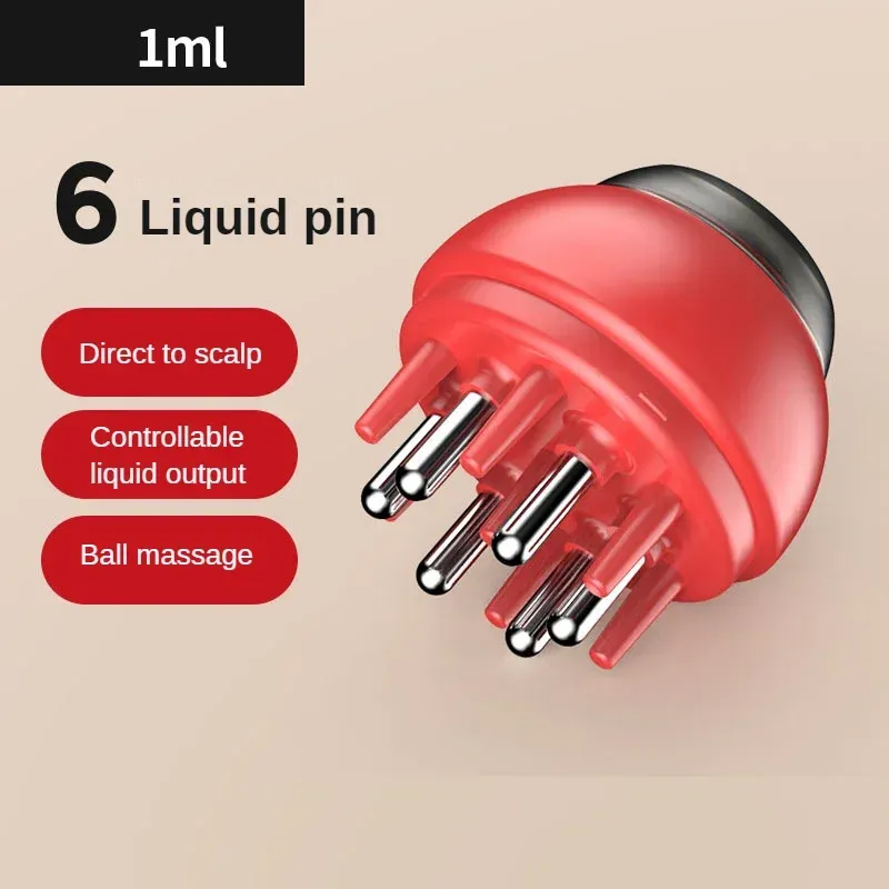 Applicateur à peigne pour cuir chevelu, brosse de massage guidée pour sérum capillaire 10