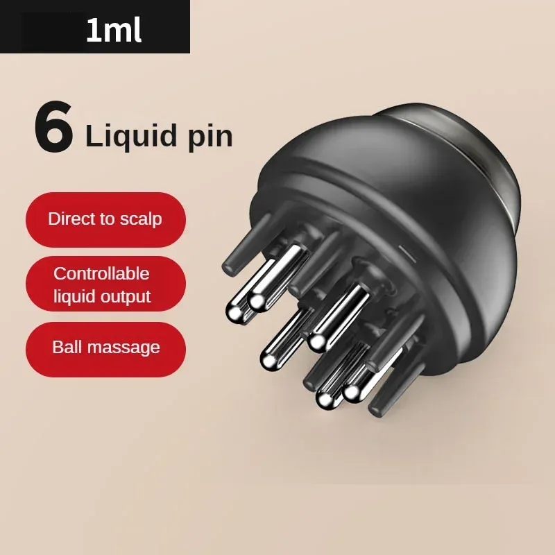 Applicateur à peigne pour cuir chevelu, brosse de massage guidée pour sérum capillaire 8