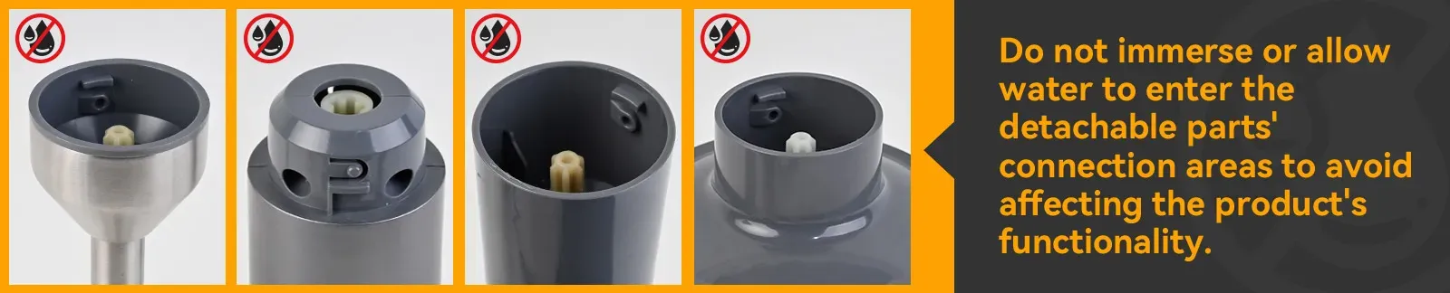 Mixeur plongeant ROUNY 4 en 1 présenté avec ses accessoires