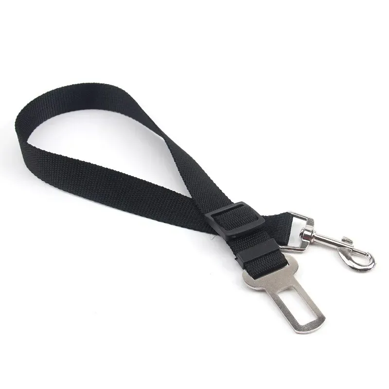 Siège auto pour chien et chat, ceinture de sécurité pour chien, harnais de sécurité en voiture robuste et amovible, accessoire de voyage pour animaux de compagnie 9