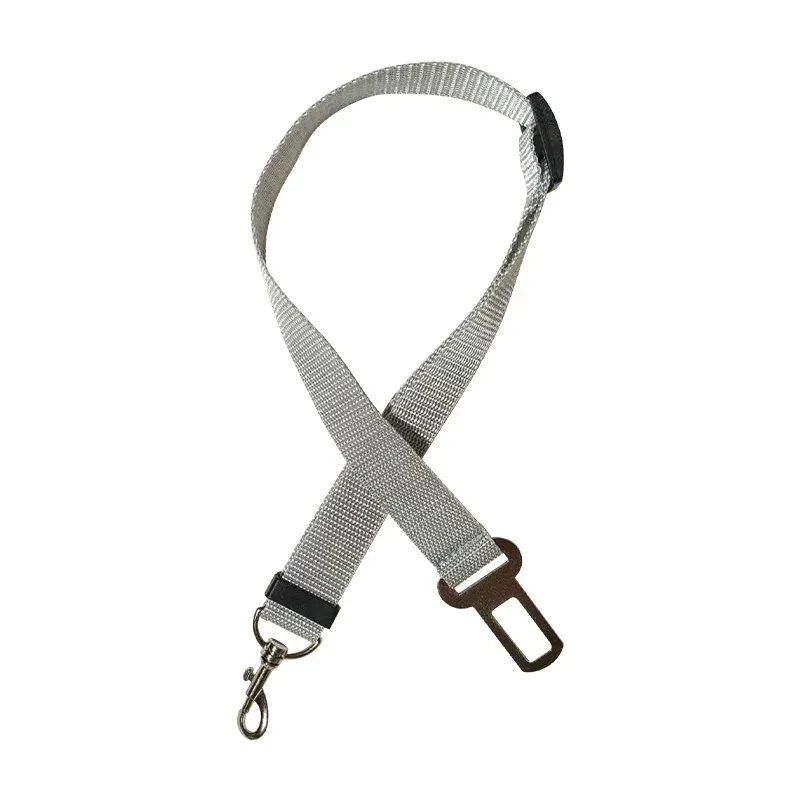 Siège auto pour chien et chat, ceinture de sécurité pour chien, harnais de sécurité en voiture robuste et amovible, accessoire de voyage pour animaux de compagnie 8