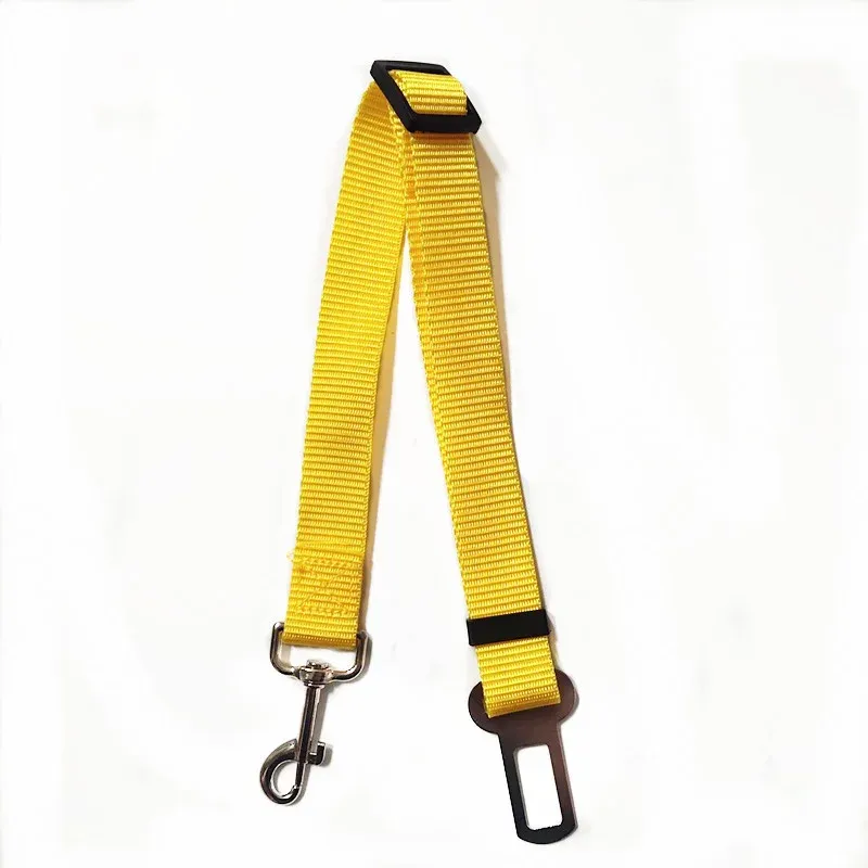 Siège auto pour chien et chat, ceinture de sécurité pour chien, harnais de sécurité en voiture robuste et amovible, accessoire de voyage pour animaux de compagnie 7