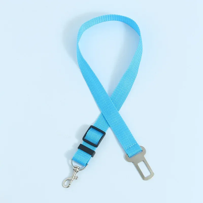 Siège auto pour chien et chat, ceinture de sécurité pour chien, harnais de sécurité en voiture robuste et amovible, accessoire de voyage pour animaux de compagnie 10