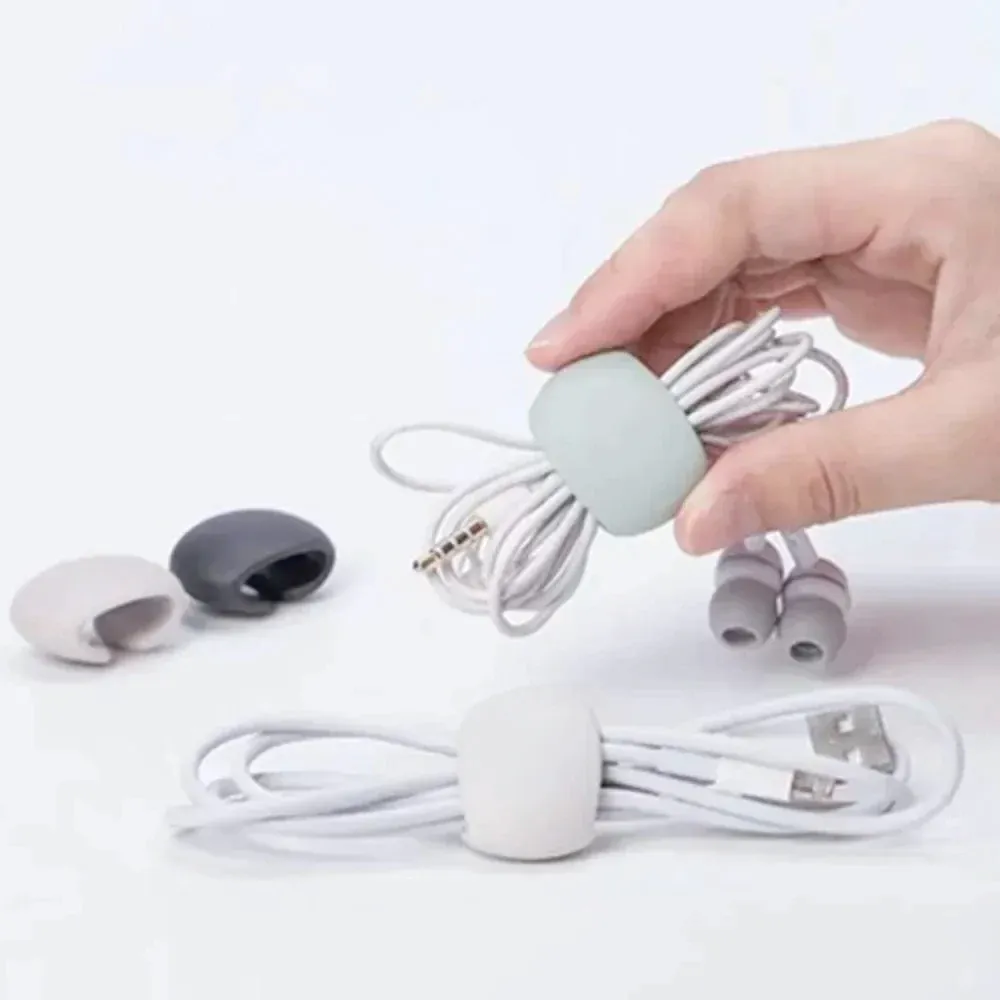 Clips de gestion de câbles adhésifs pour bureau, voiture et voyage (design anti-emmêlement), lot de 5, 10, 15 ou 20 pièces 5