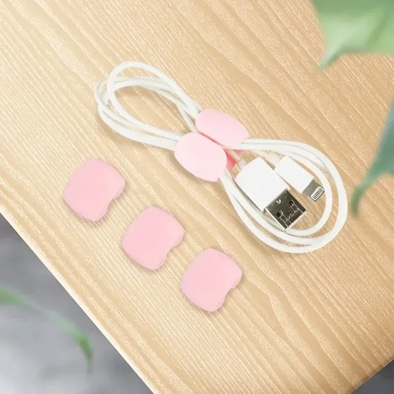 Clips de gestion de câbles adhésifs pour bureau, voiture et voyage (design anti-emmêlement), lot de 5, 10, 15 ou 20 pièces 8