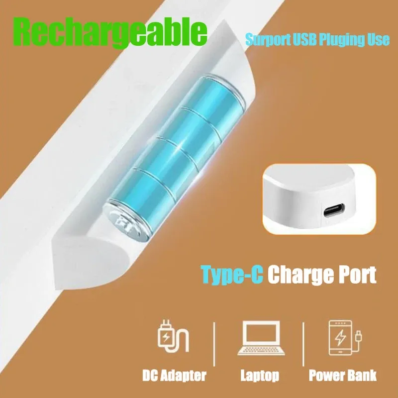 Lampe LED rechargeable à 3 teintes avec télécommande et fixation magnétique 5