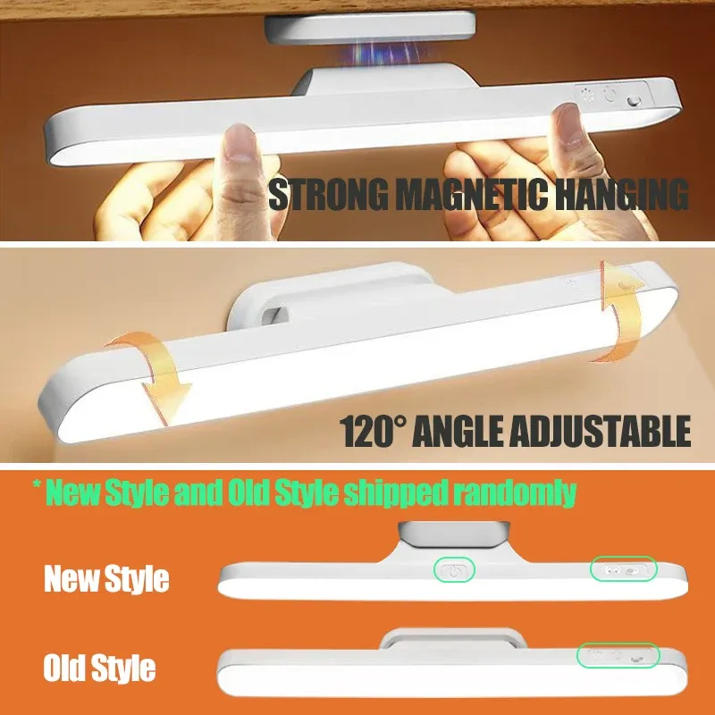 Lampe LED rechargeable à 3 teintes avec télécommande et fixation magnétique 6
