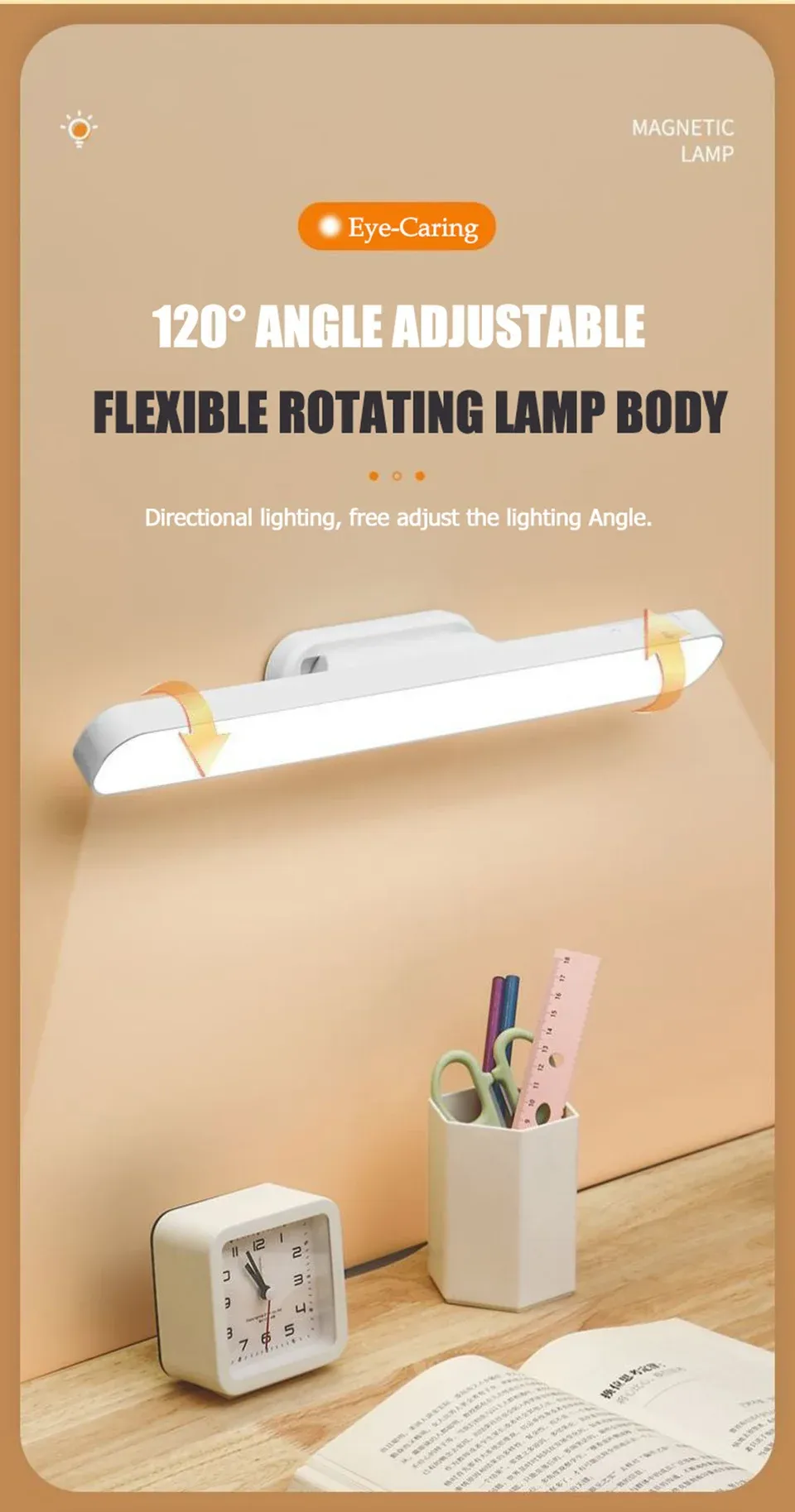 Lampe LED de bureau dans un espace de vie