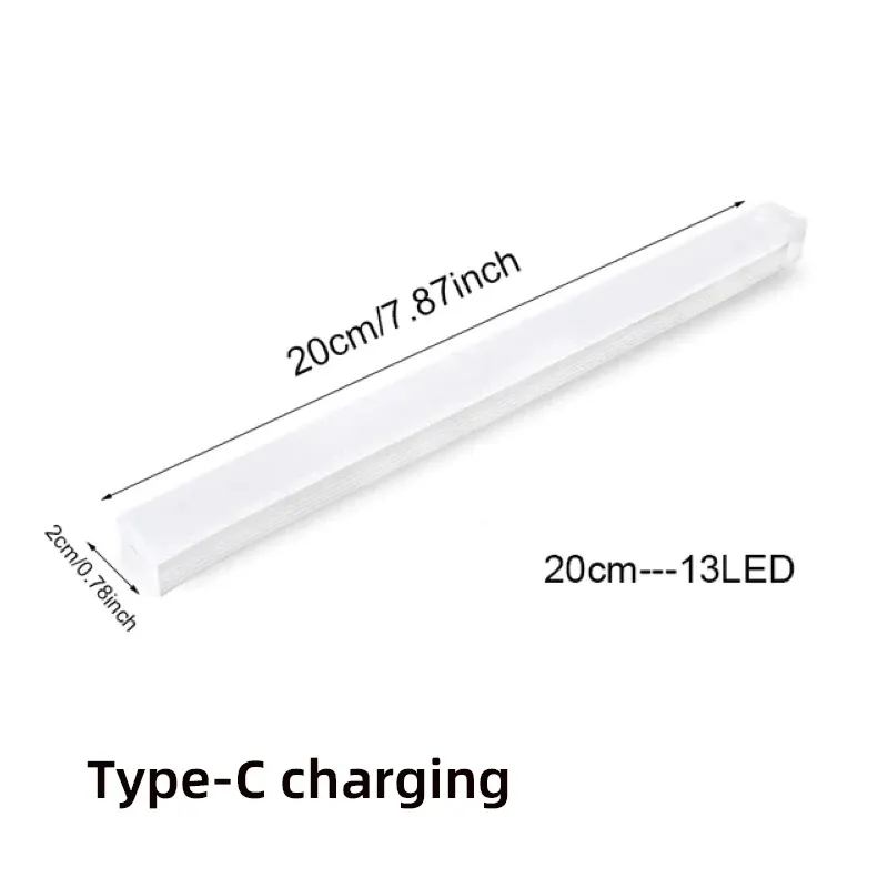 Veilleuse LED sans fil à détecteur de mouvement, rechargeable par USB-C, pour cuisine, chambre, armoire et escalier 7