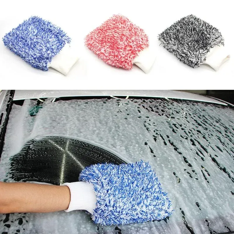 Gant de nettoyage en microfibre pour voiture