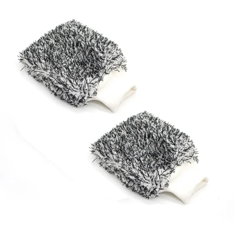 Gants de nettoyage pour voiture en microfibre douce, haute densité, sans rayures 13