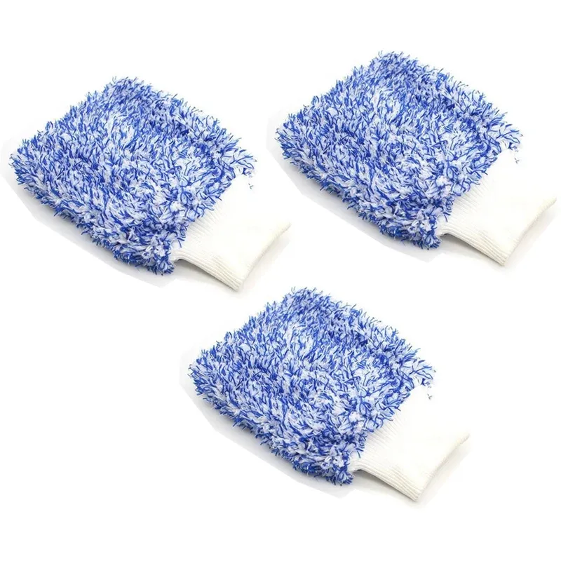Gants de nettoyage pour voiture en microfibre douce, haute densité, sans rayures 11