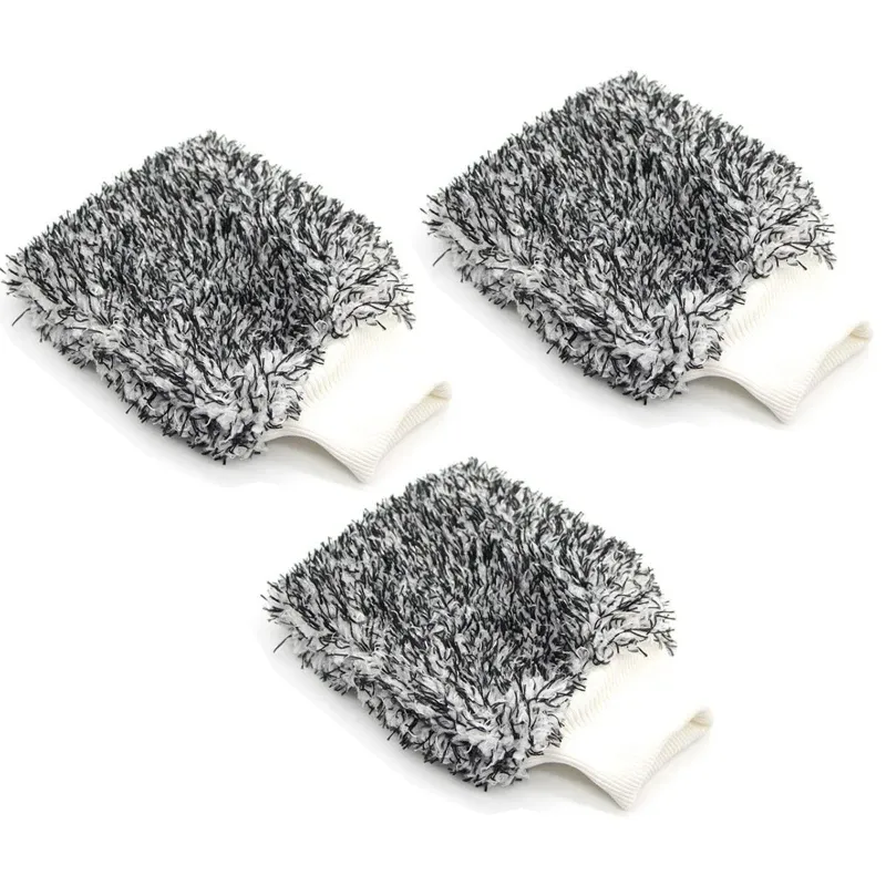 Gants de nettoyage pour voiture en microfibre douce, haute densité, sans rayures 9