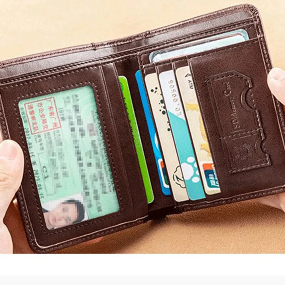 Portefeuille minimaliste pour homme en situation