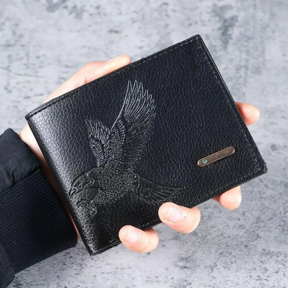 Portefeuille RFID vertical en simili cuir PU pour homme, mince et minimaliste 11