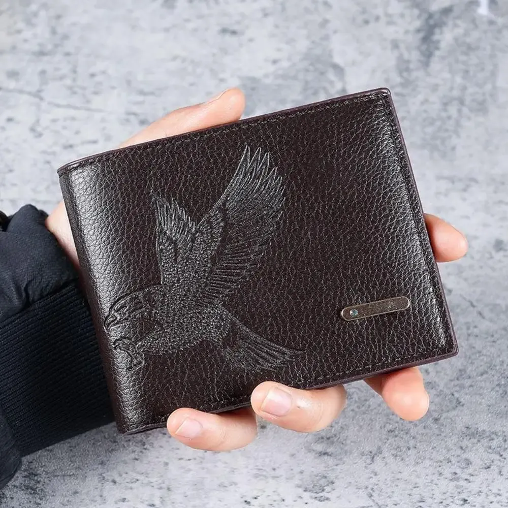 Portefeuille RFID vertical en simili cuir PU pour homme, mince et minimaliste 12