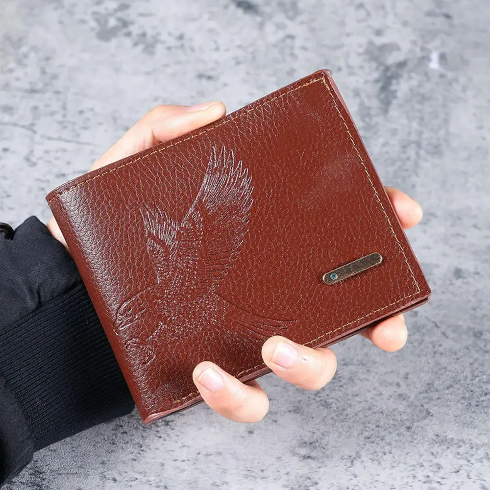 Portefeuille RFID vertical en simili cuir PU pour homme, mince et minimaliste 13