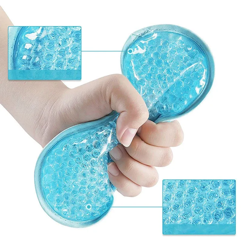 Masques froids et chauds pour les yeux anti-cernes, pour femmes et hommes 3