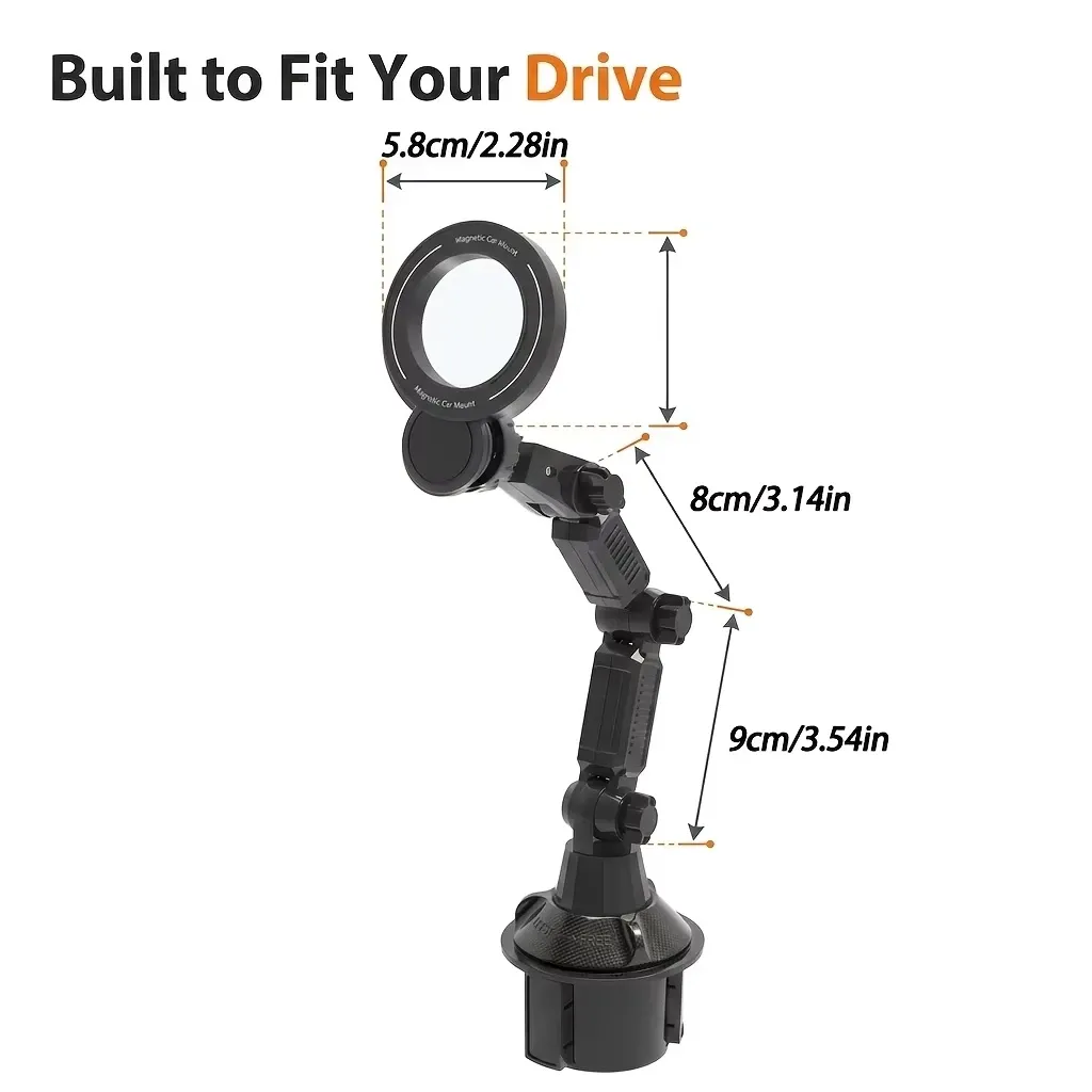 Support de téléphone magnétique pour voiture, mise en valeur